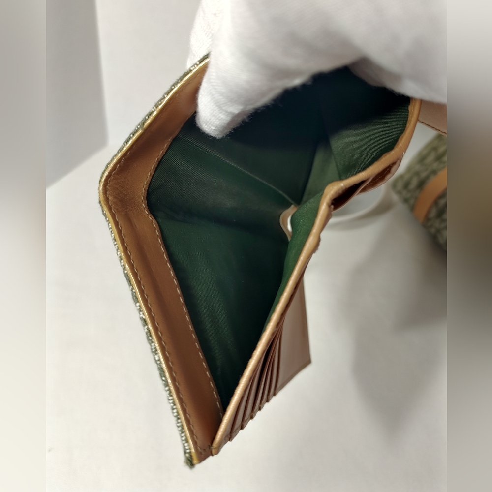 DIOR  Green Saddle Wallet - Picture 11 of 15